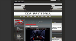 Desktop Screenshot of cdapaintball.com